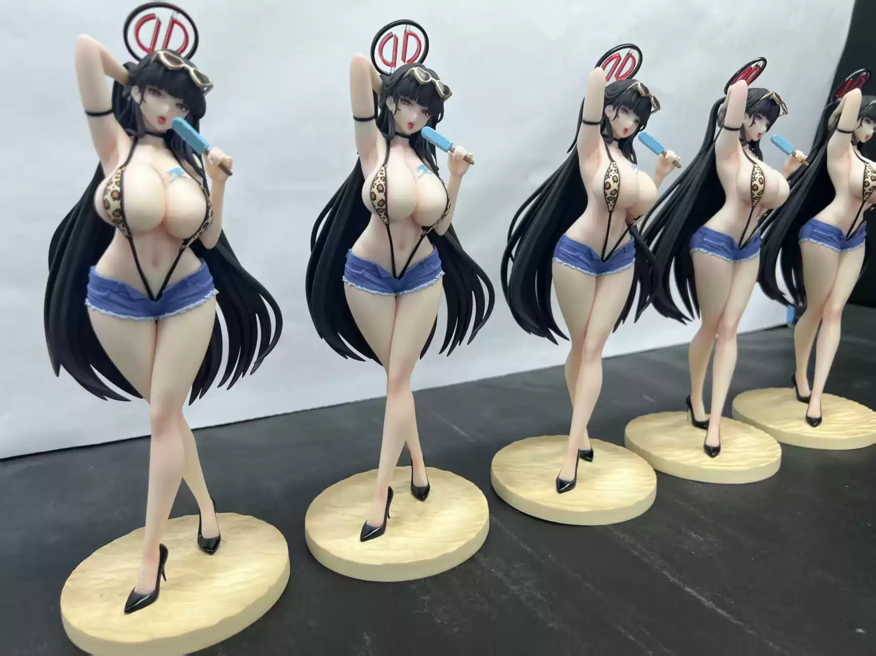 [제작 완료] 블루 아카이브 해변 츠카츠키 리오 1/6 스케일 (Bust Studio) - 실물 사진