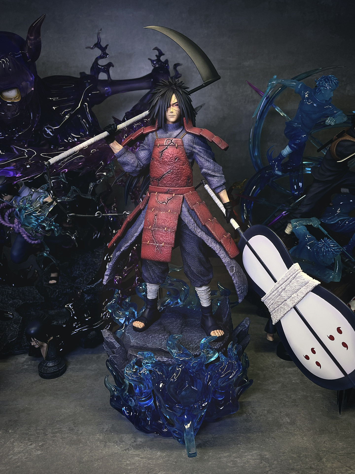 [제작 완료] 나루토 우치하 일족 우치하 마다라 1/6 스케일 (JianKe Studio) - 실물 사진