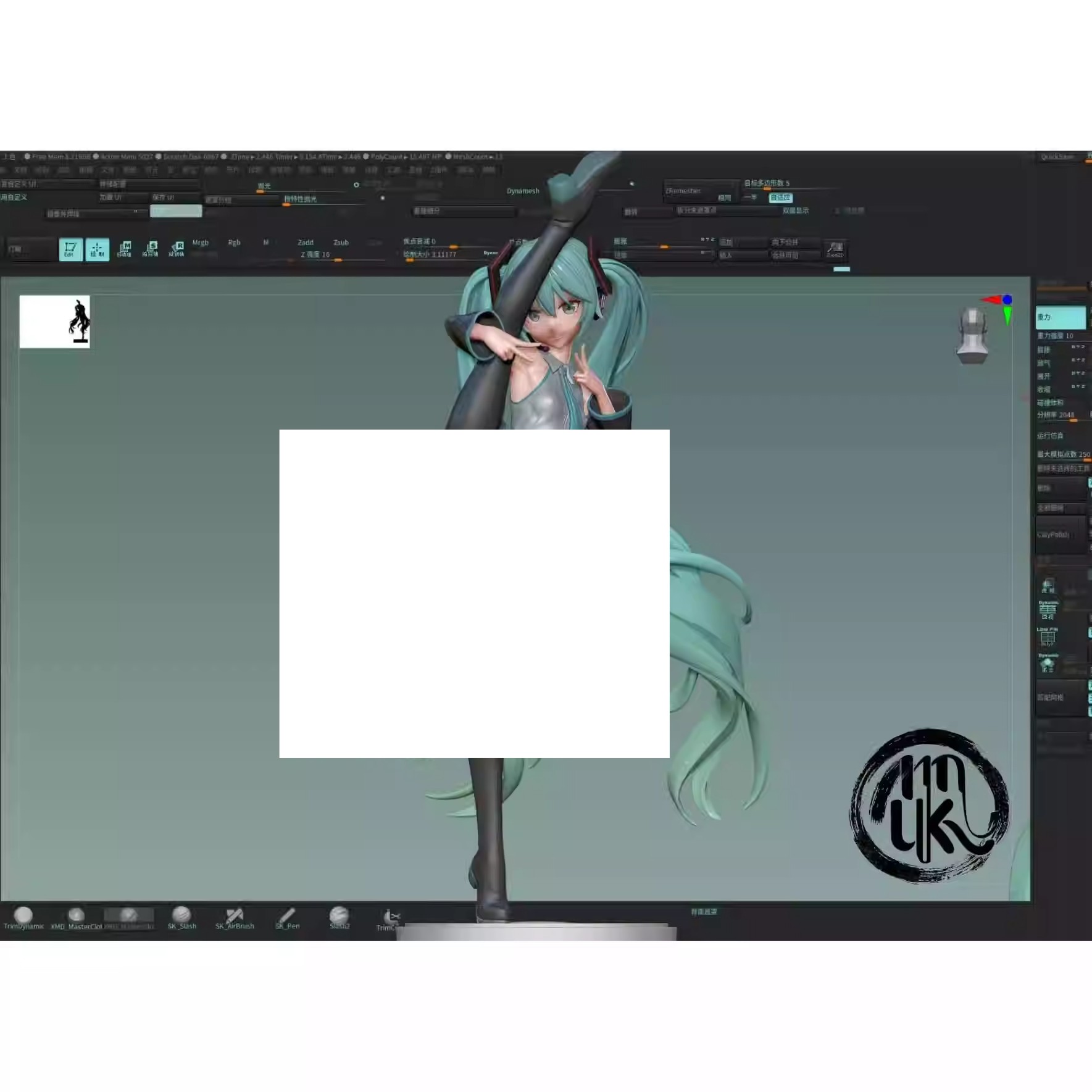 [신작 정보] 하츠네 미쿠 1/6 스케일 (MoKu Studio) - 실물 사진