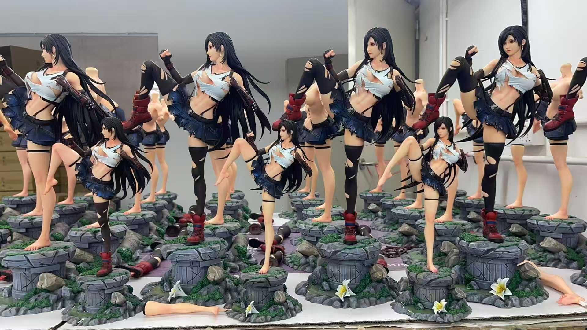 [제작 완료] 파이널 판타지 VII 티파 록하트 1/6 스케일 (Mu Studio) - 실물 사진