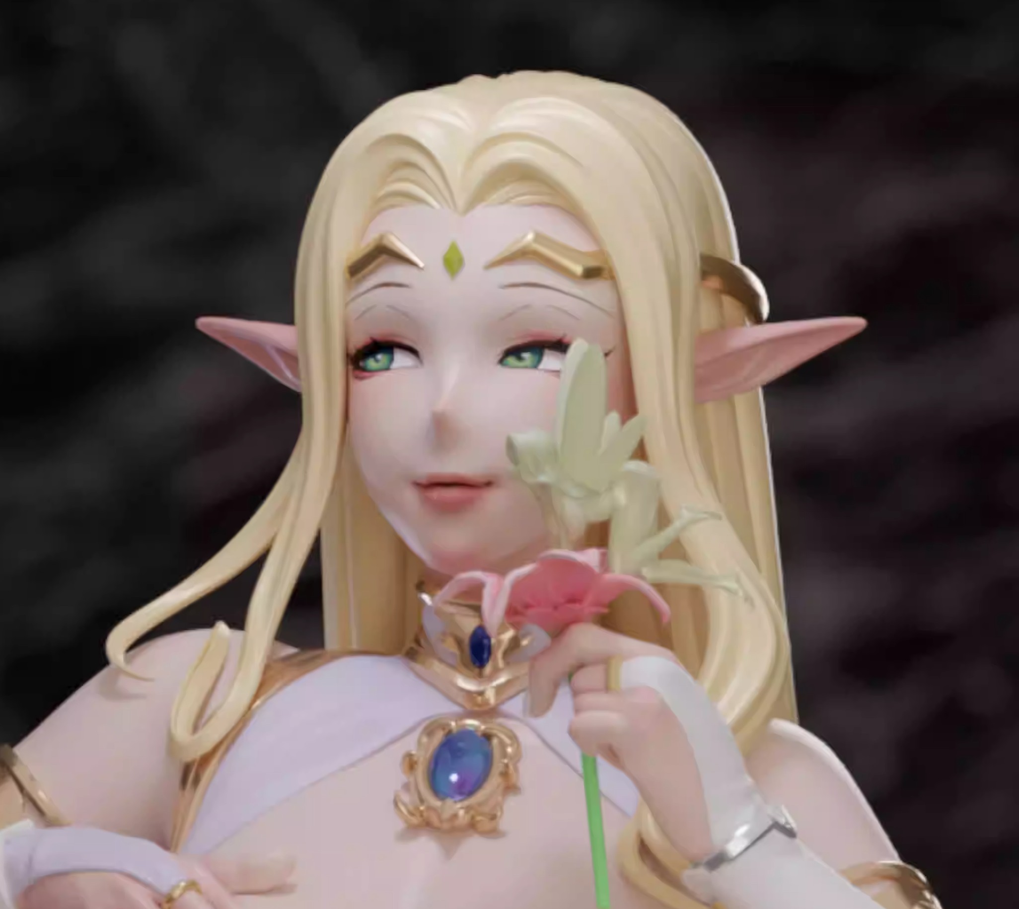 [예약] 욕망의 꼬리 파멸한 멸국 엘프 여왕 루다 게르트 1/4 스케일 (Soda Studio)