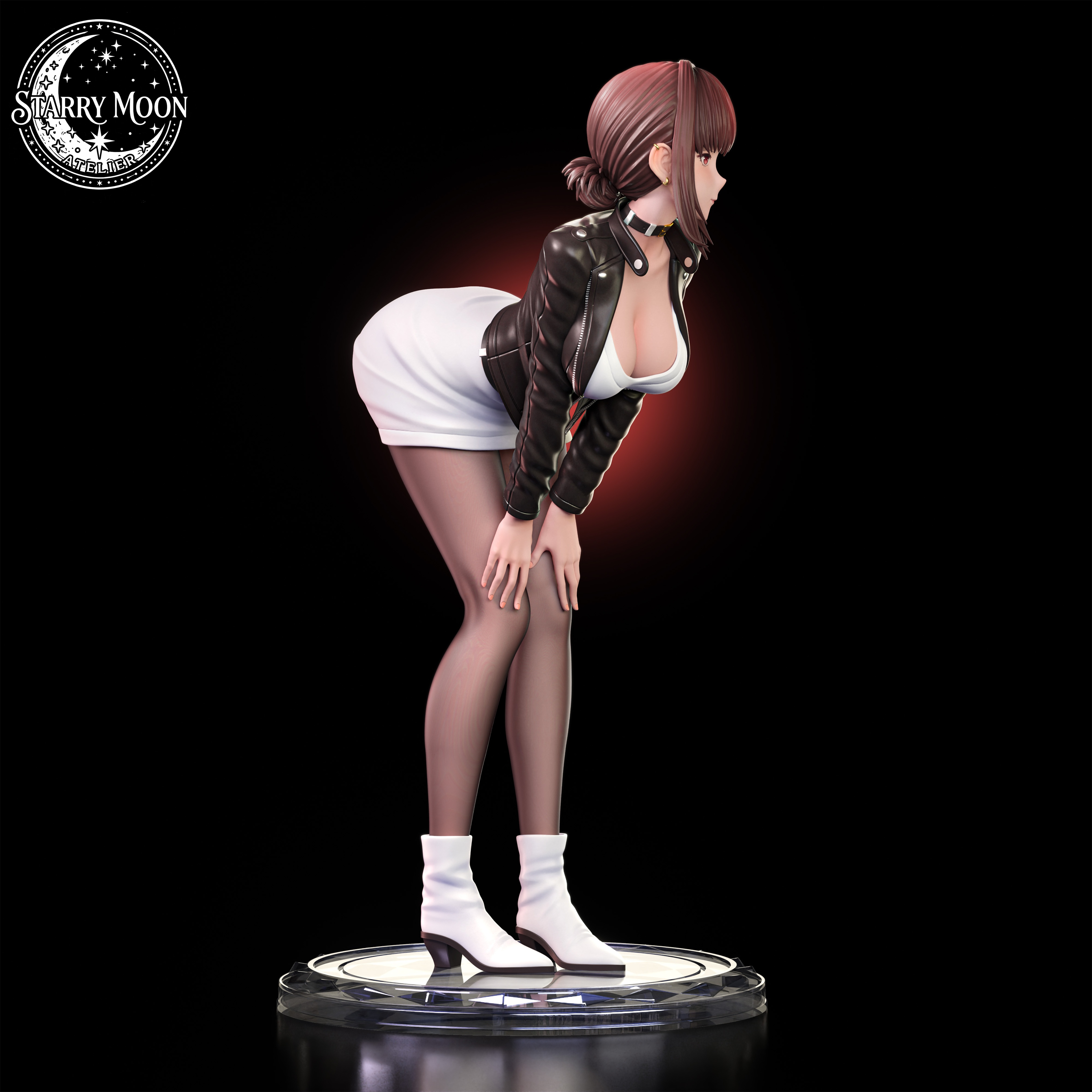 슈퍼 뒤에서 담배 피우는 두 사람 야마다 1/2 스케일 (Starry Moon Atelier)